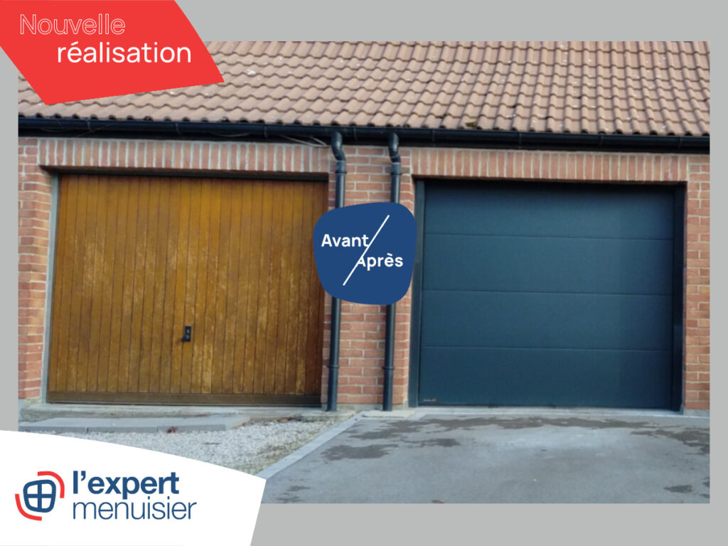 porte de garage sur mesure lens